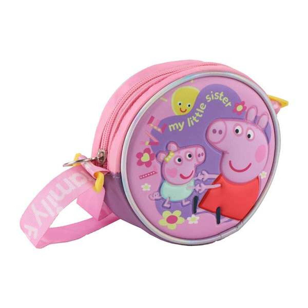Bolso Bandolera Peppa Pig Rosa 13 x 13 x 4 cm