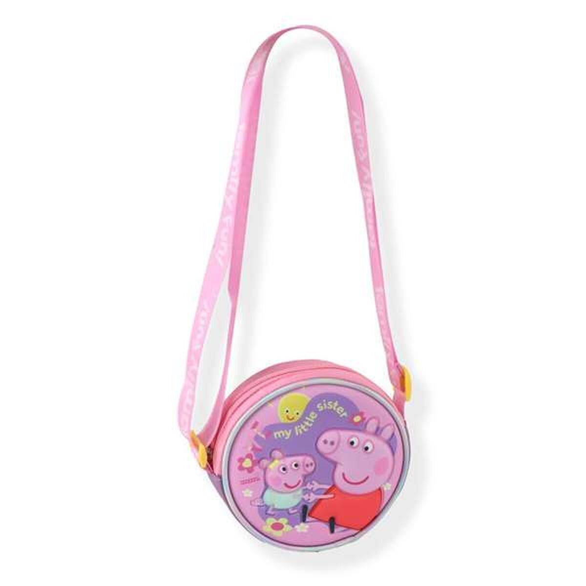 Bolso Bandolera Peppa Pig Rosa 13 x 13 x 4 cm