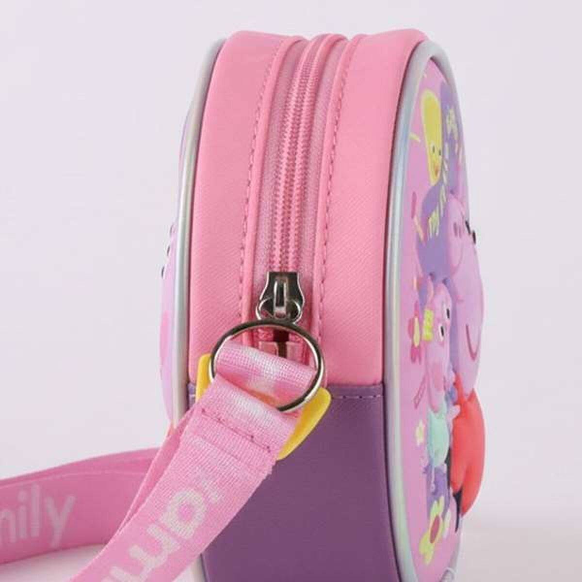 Bolso Bandolera Peppa Pig Rosa 13 x 13 x 4 cm