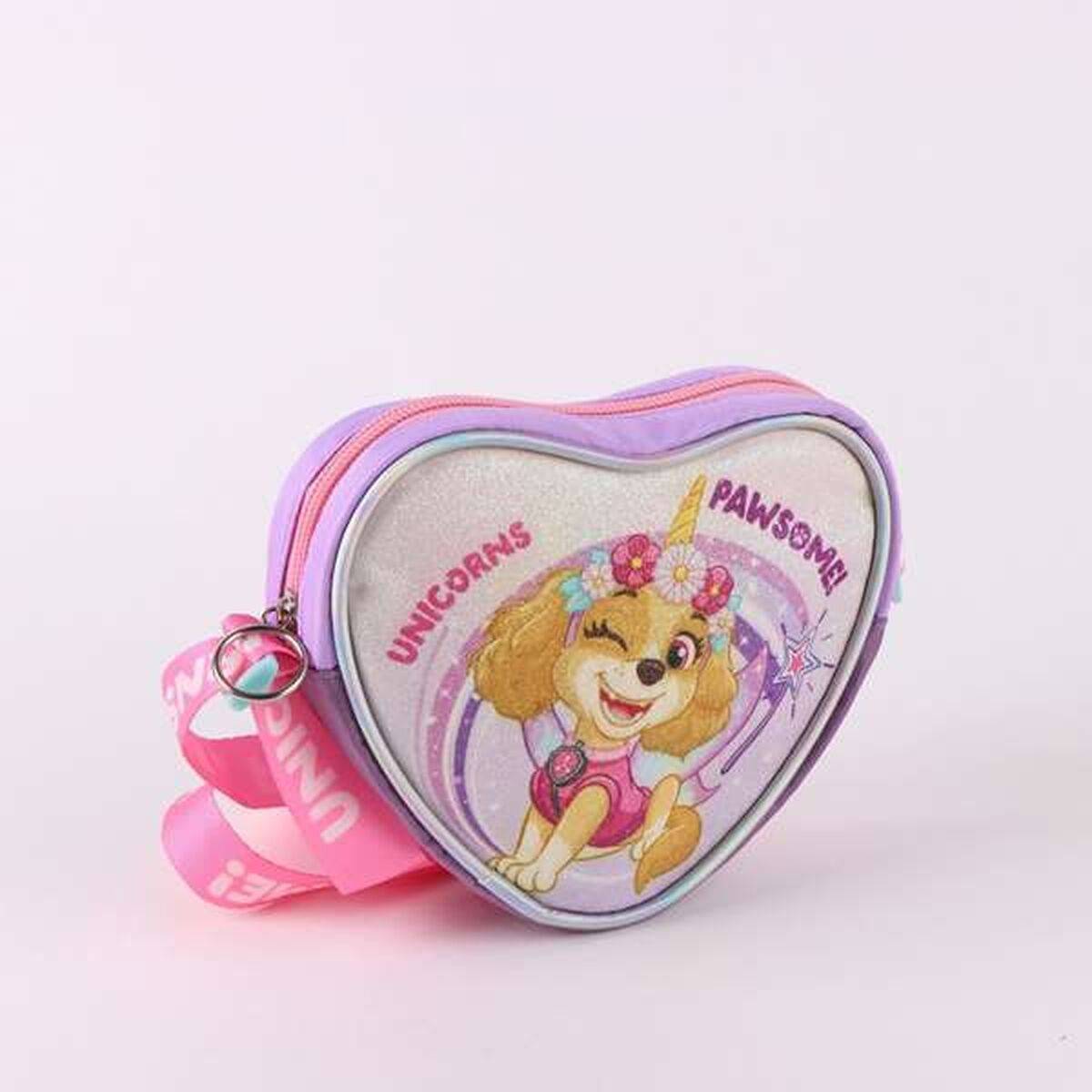 Bolso Bandolera The Paw Patrol Lila 15 x 14 x 4 cm
