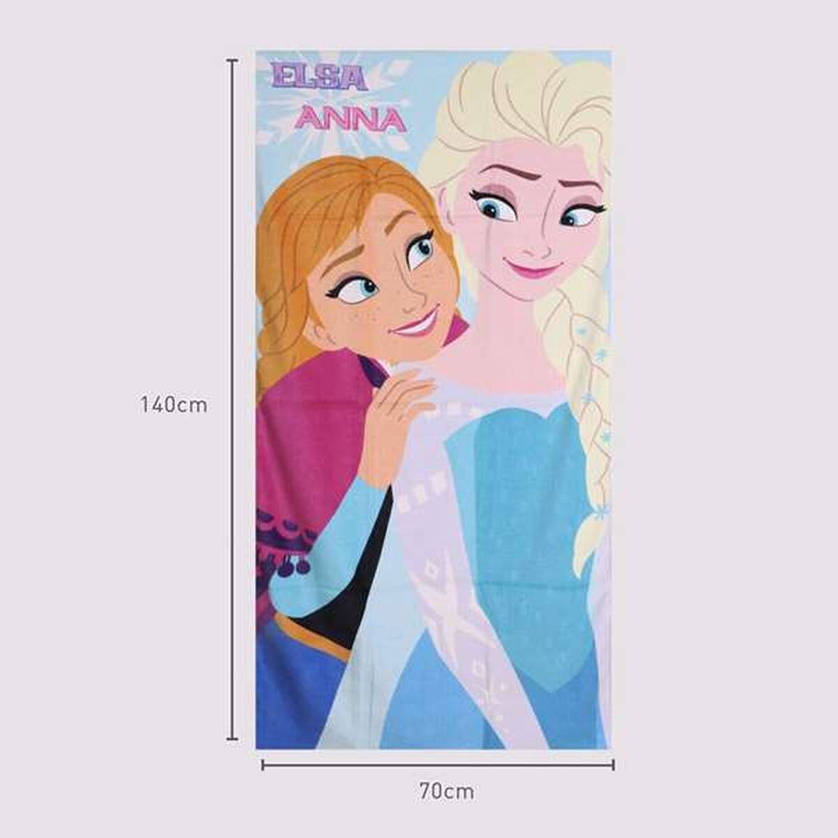 Toalla de Playa Frozen Azul claro 70 x 140 cm