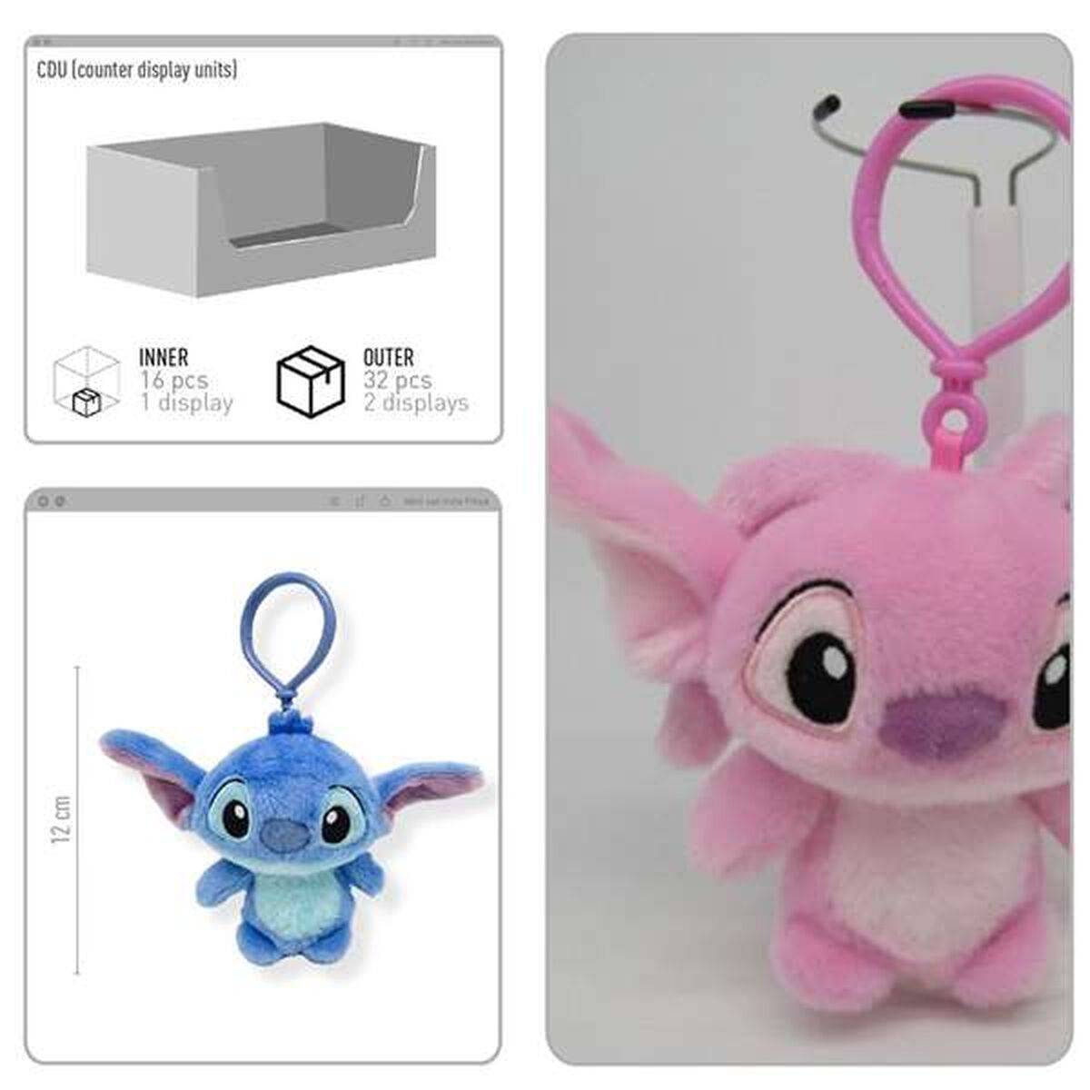Llavero Peluche Stitch Rosa