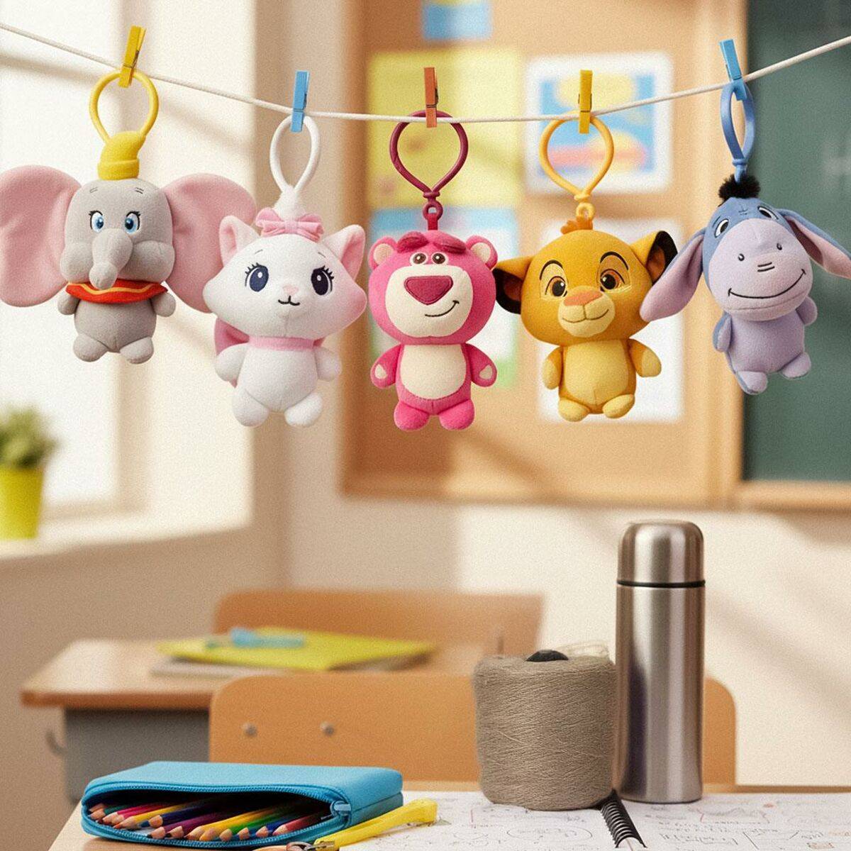 Llavero Peluche Disney Blanco