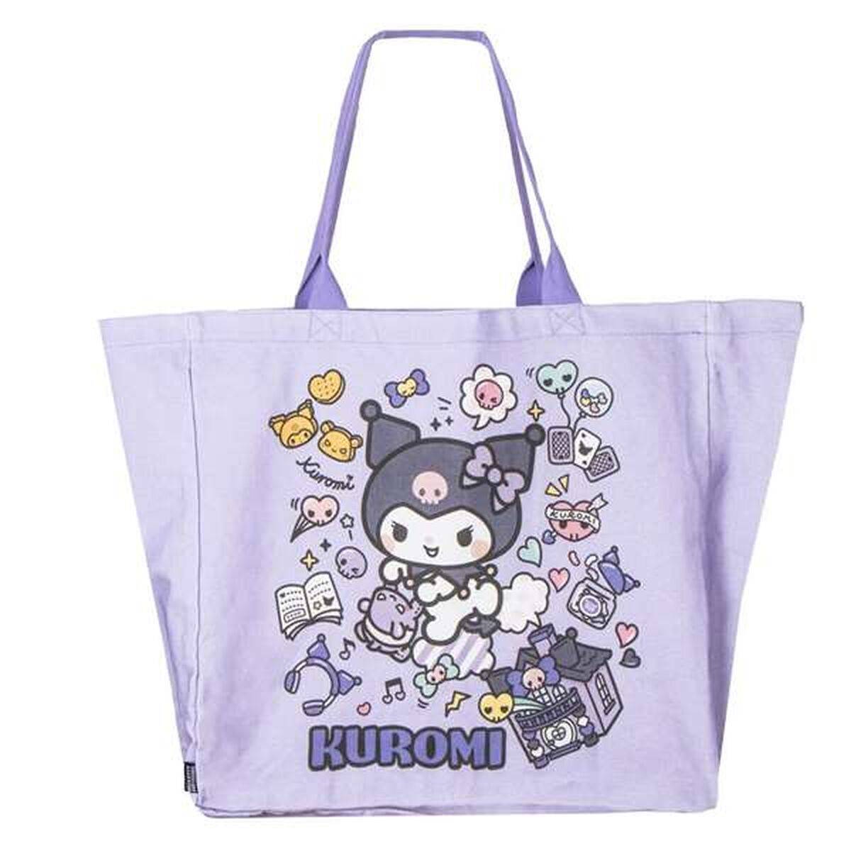 Bolsa de Compras Hello Kitty Kuromi Lila 48 x 43 x 17 cm