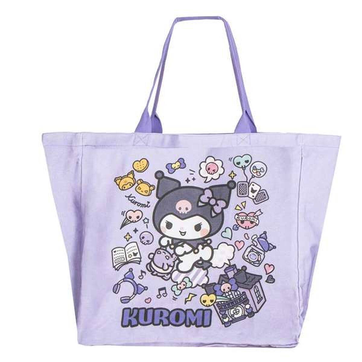 Bolsa de Compras Hello Kitty Kuromi Lila 48 x 43 x 17 cm