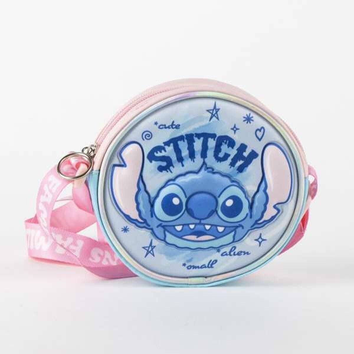 Bolso Bandolera Stitch Azul 13 x 13 x 4 cm