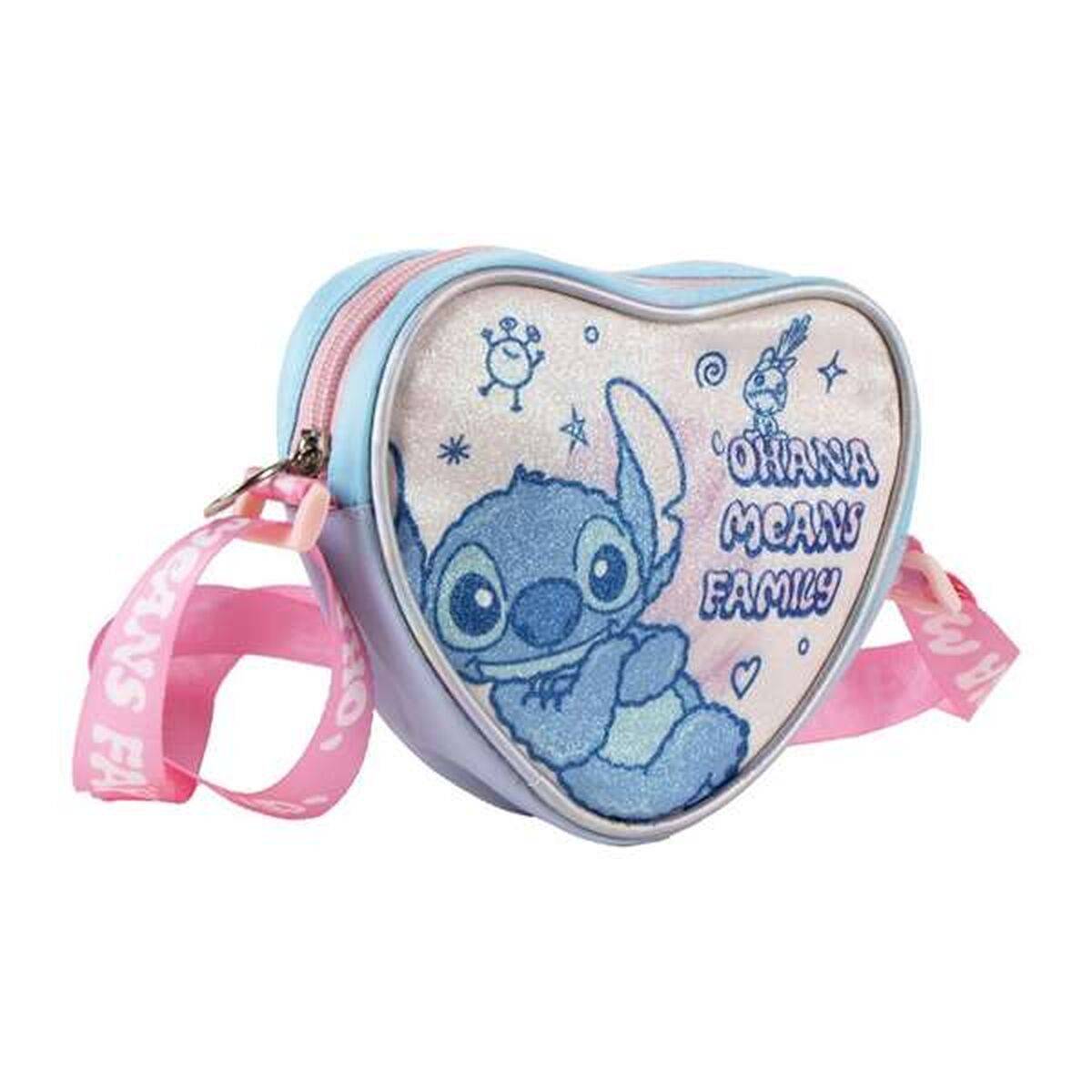 Bolso Bandolera Stitch Rosa 15 x 14 x 4 cm
