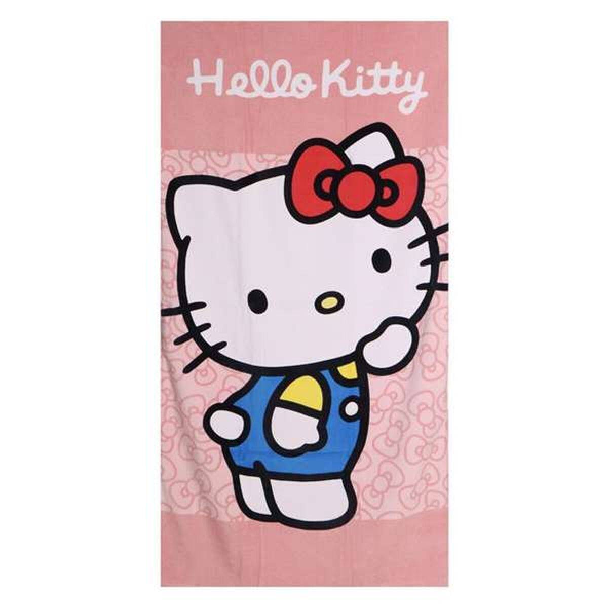 Toalla de Playa Hello Kitty Rosa 70 x 140 cm