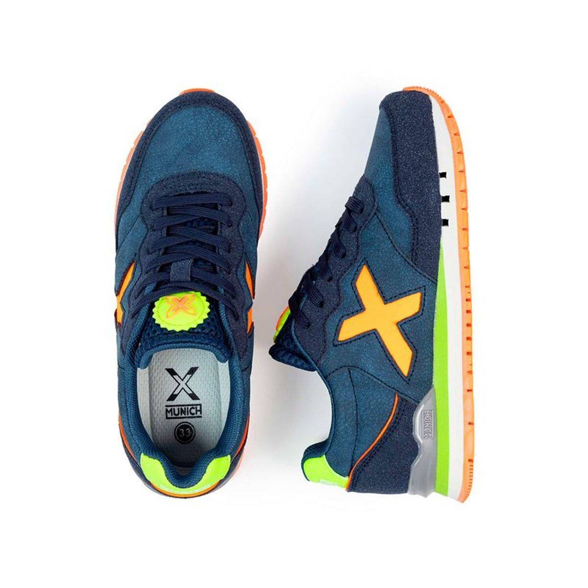 Zapatillas Deportivas Infantiles Munich Dash Kid 167 Azul