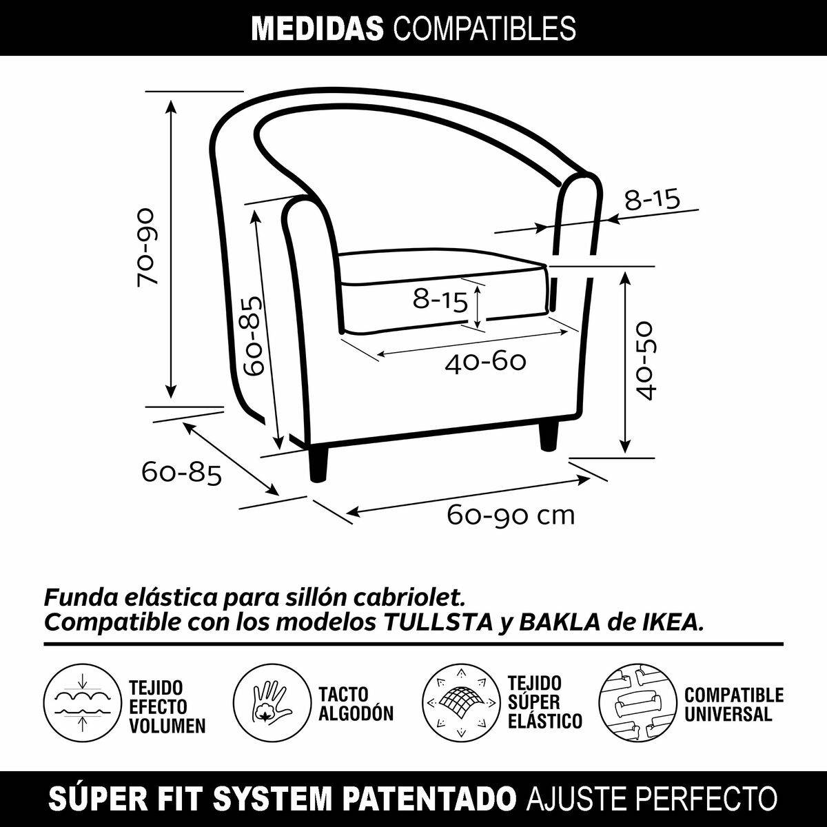 Funda para sillón Sofaskins (Reacondicionado A)