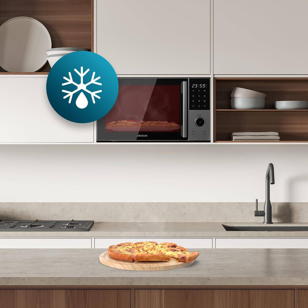 Microondas con Grill Cecotec Proclean 2800 Negro 2200 W 28 L
