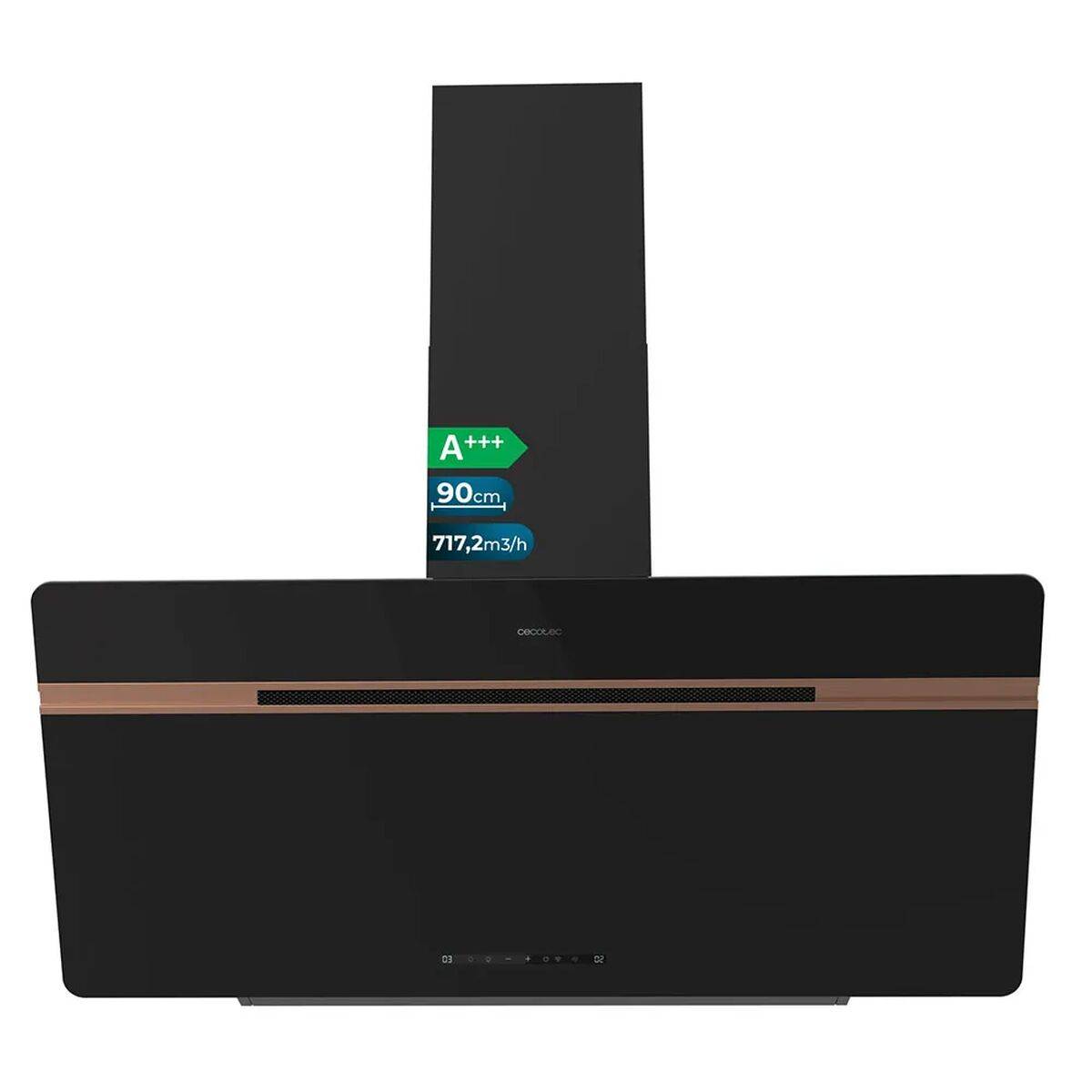Campana Convencional Cecotec Flux DT 907500 Blanco Negro Cobre