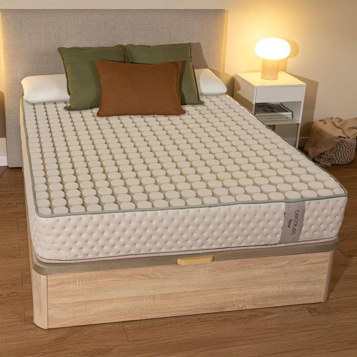Cecotec Colchón Flow 6790 Hybrid 150x190 cm alta firmeza muelles ensacados zonas confort
