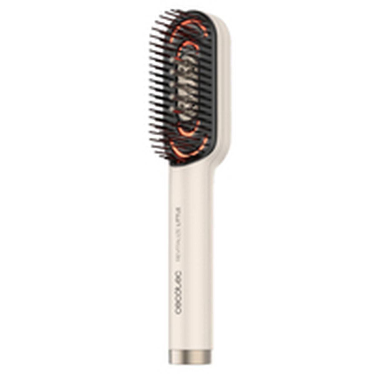 Cecotec Cepillo Reparador HairCare Revitalize Little LED, masaje, serum, recargable, champagne