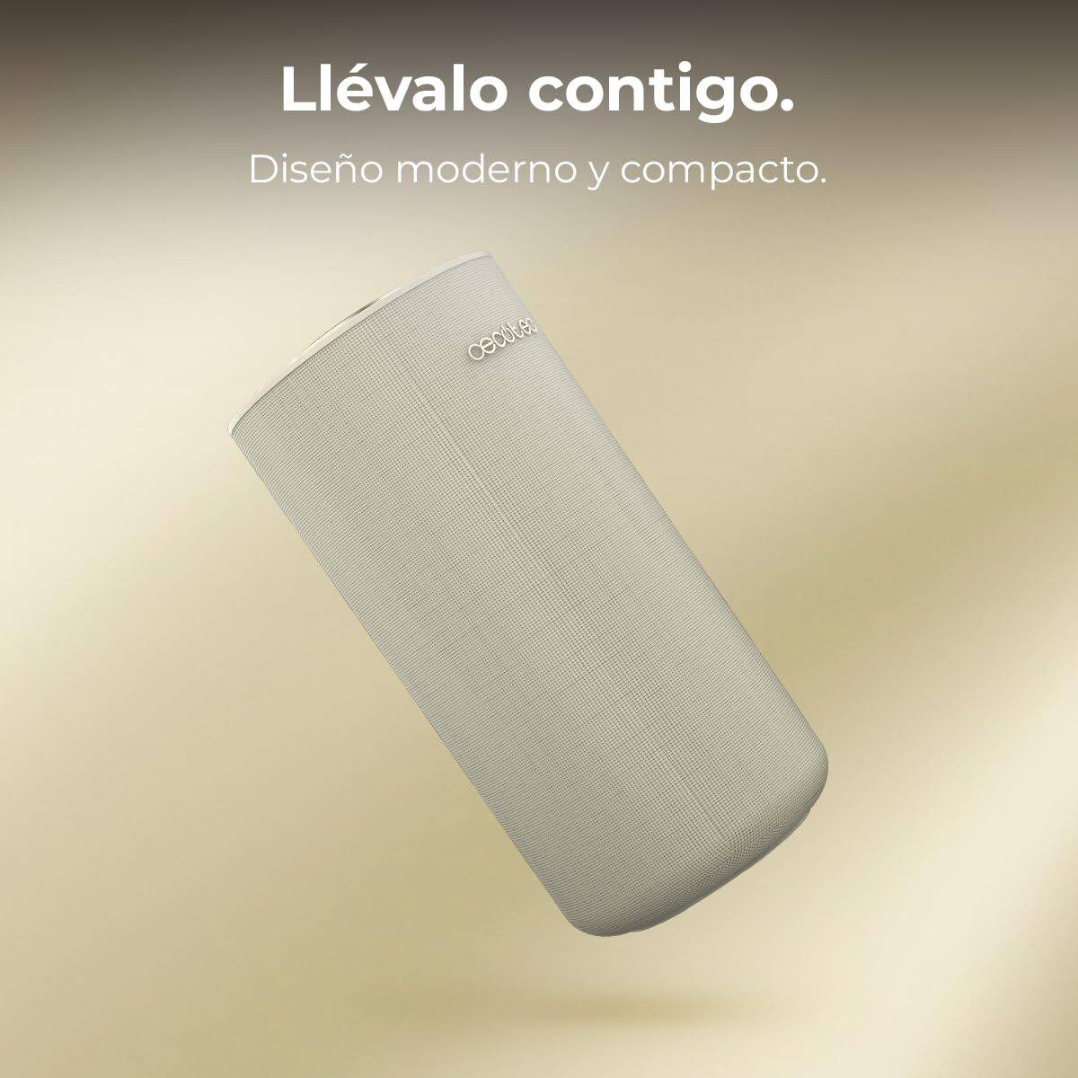 Cecotec Humidificador PureAroma 3000 10L 10W Bluetooth Altavoz LED 3 modos blanco