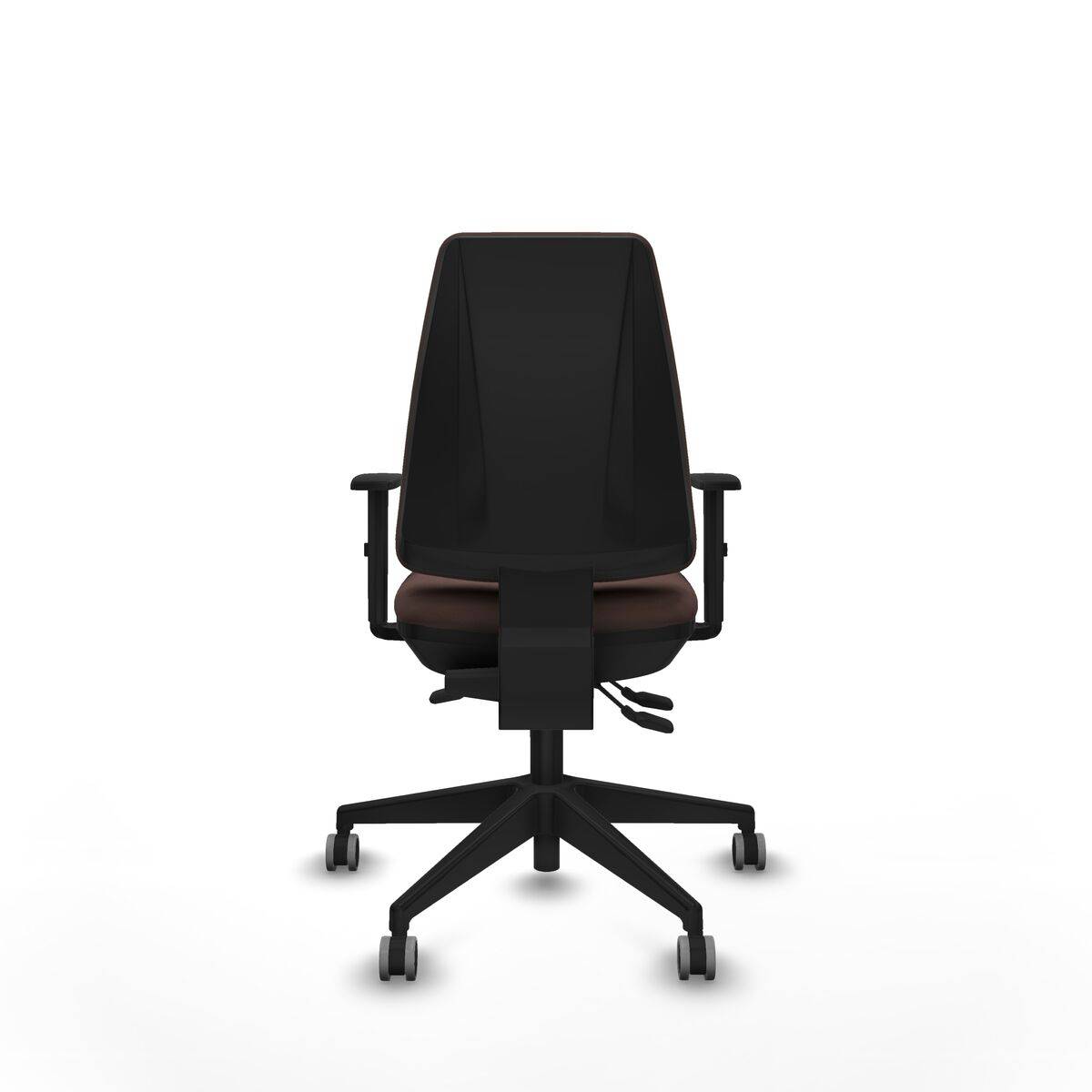 Silla de Oficina Elche AS Piqueras y Crespo B1D066G Marrón oscuro