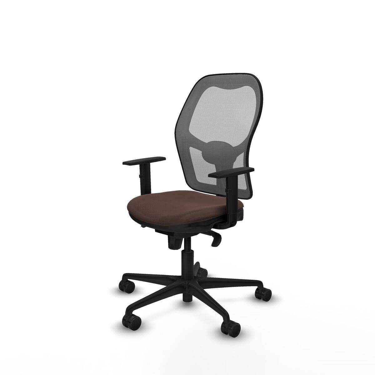 Silla de Oficina Piqueras y Crespo 1D036N0 Gris Marrón oscuro