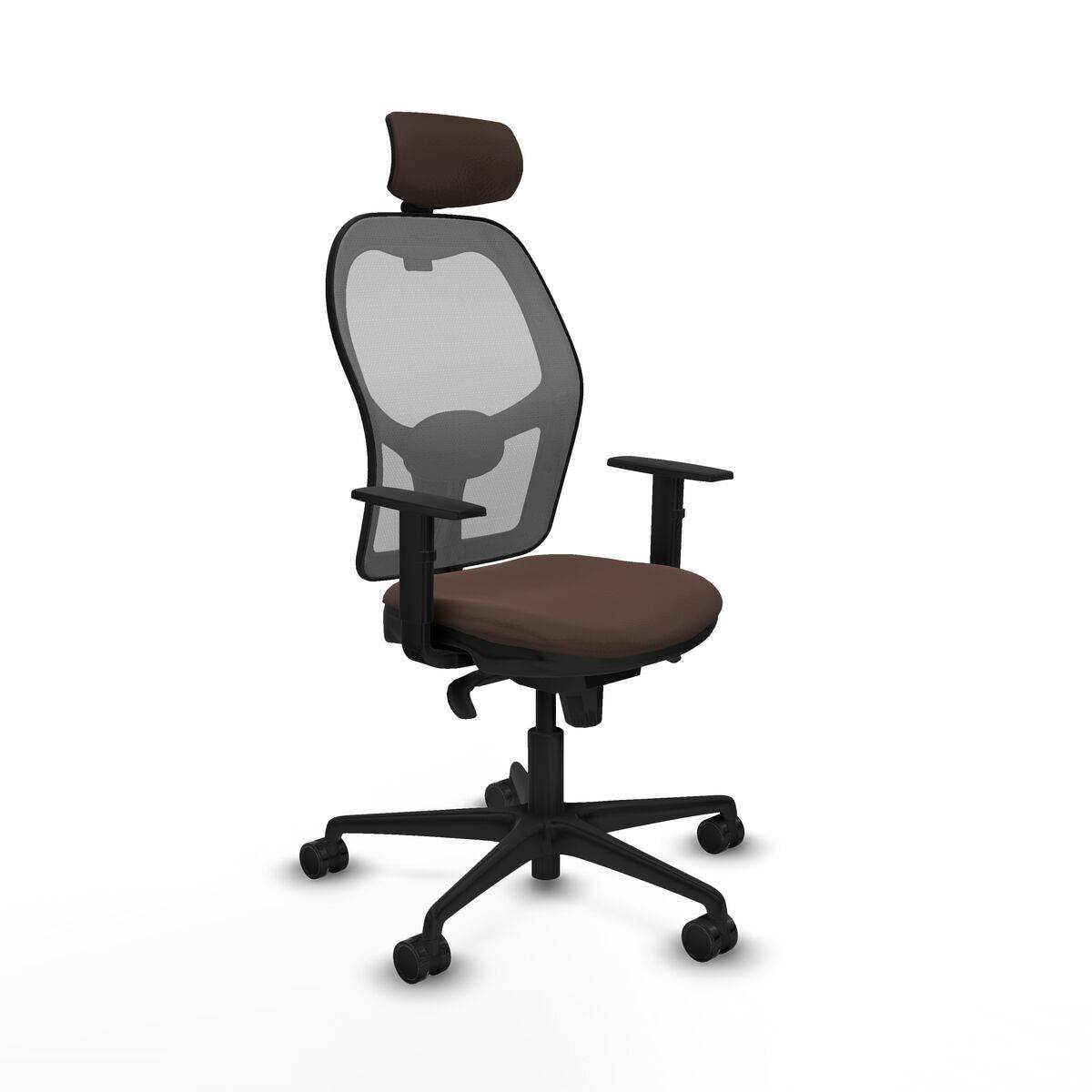 Silla de Oficina Piqueras y Crespo 1D036N2 Gris Marrón oscuro