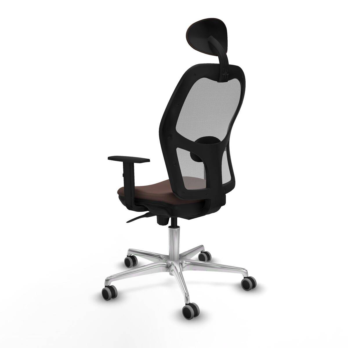 Silla de Oficina Piqueras y Crespo 1D086G1 Gris Marrón oscuro