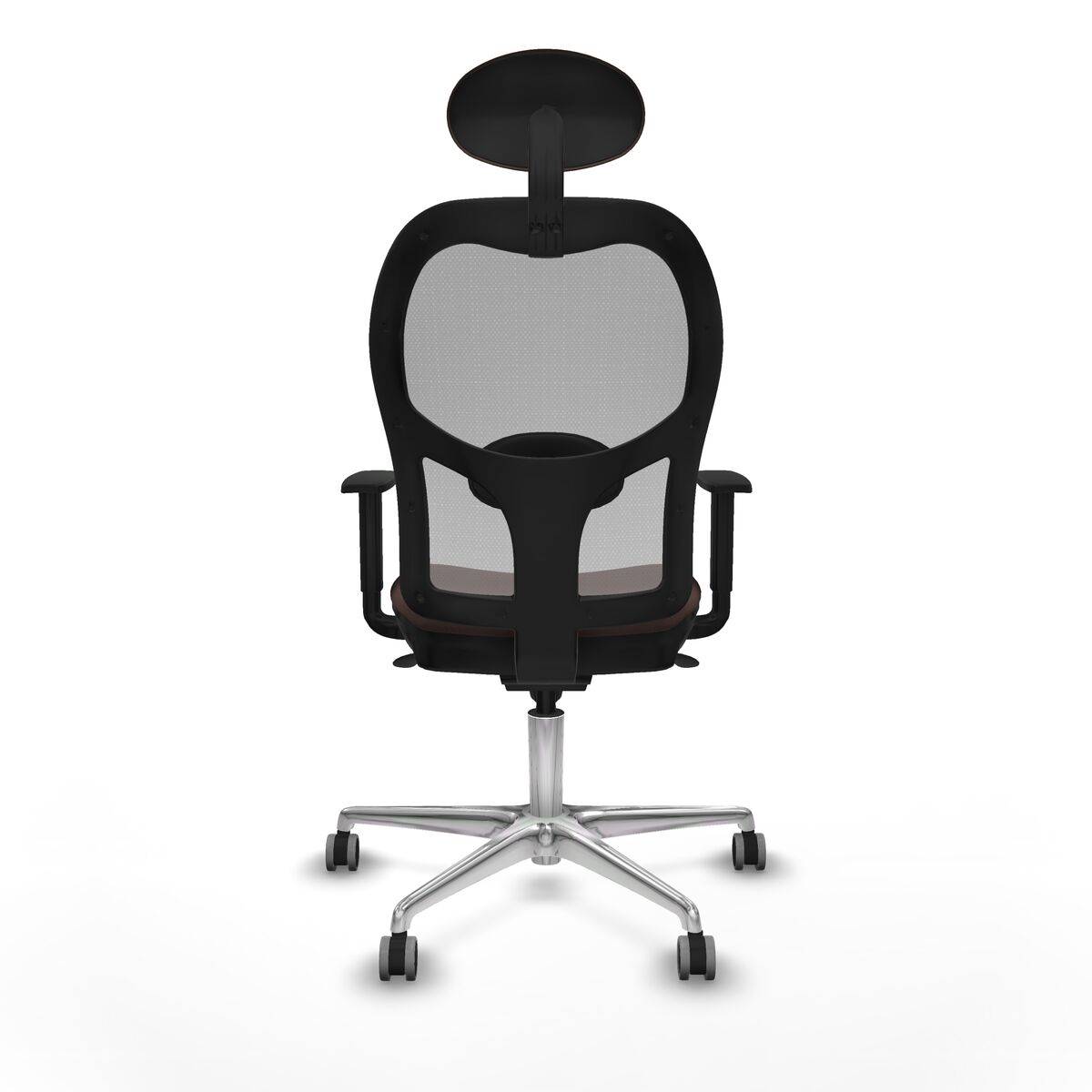 Silla de Oficina Piqueras y Crespo 1D086G1 Gris Marrón oscuro