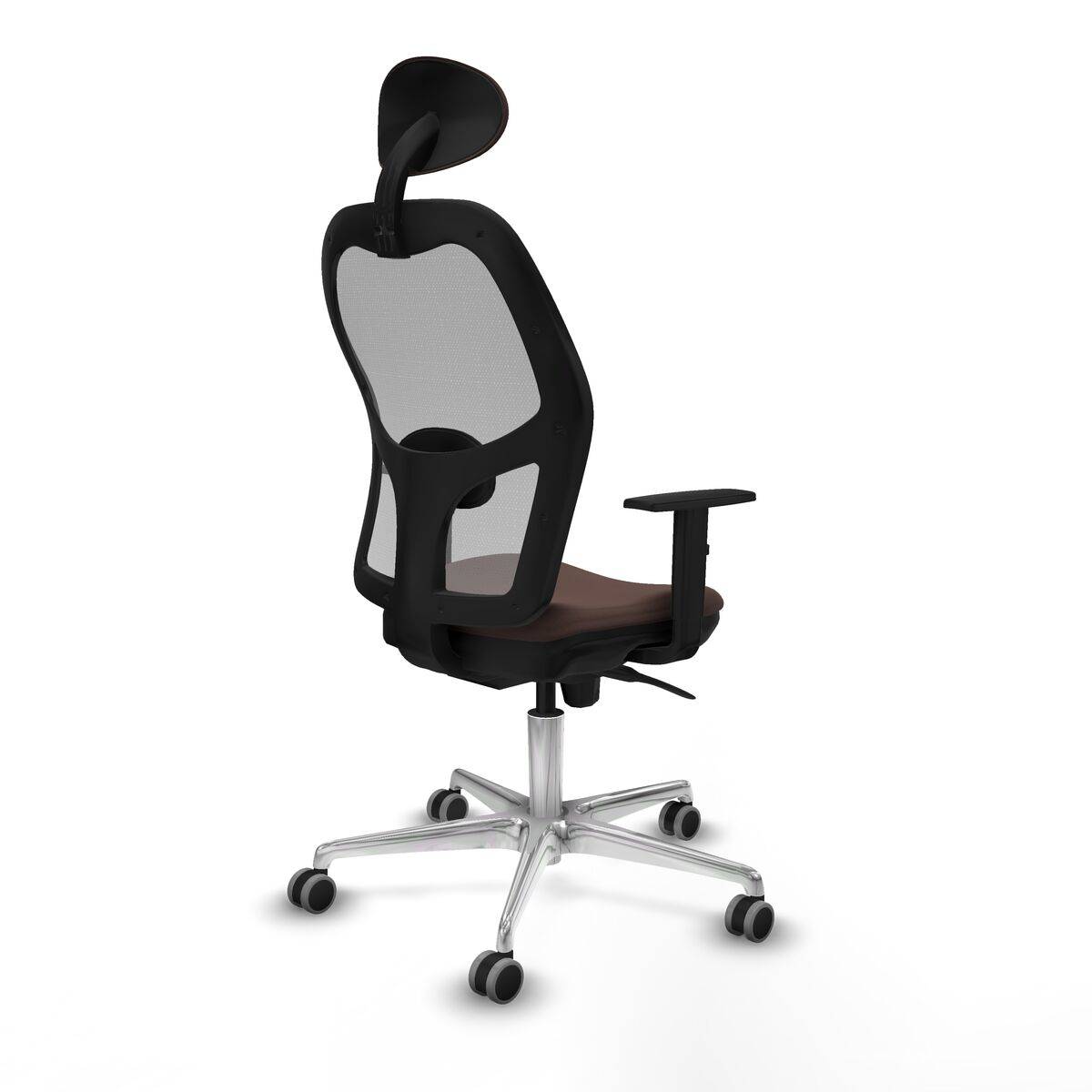 Silla de Oficina Piqueras y Crespo 1D086G1 Gris Marrón oscuro