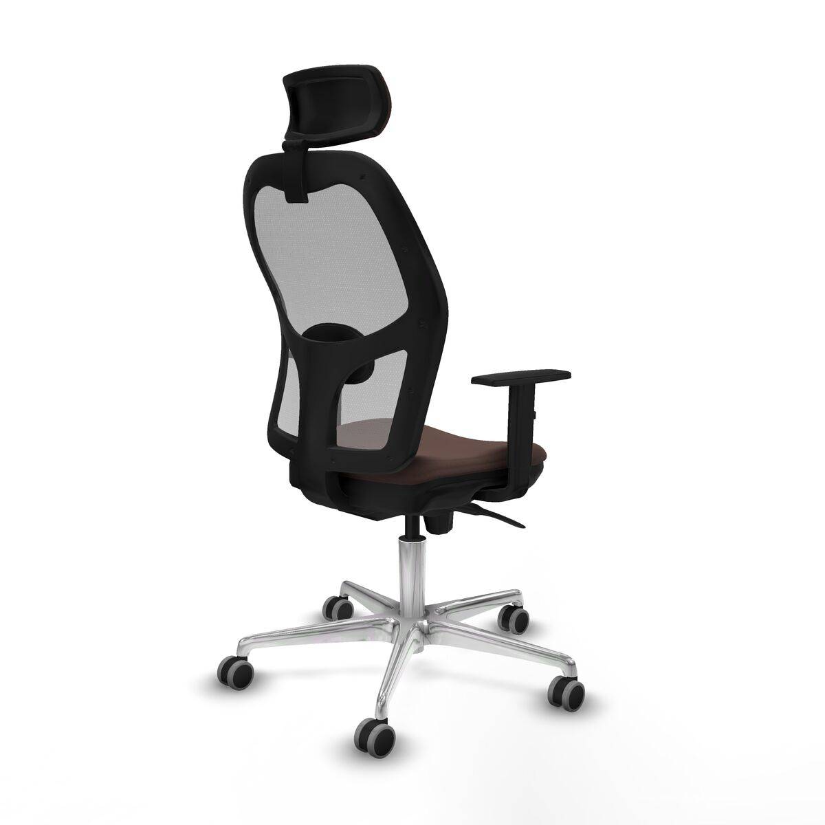 Silla de Oficina Piqueras y Crespo 1D086G2 Gris Marrón oscuro
