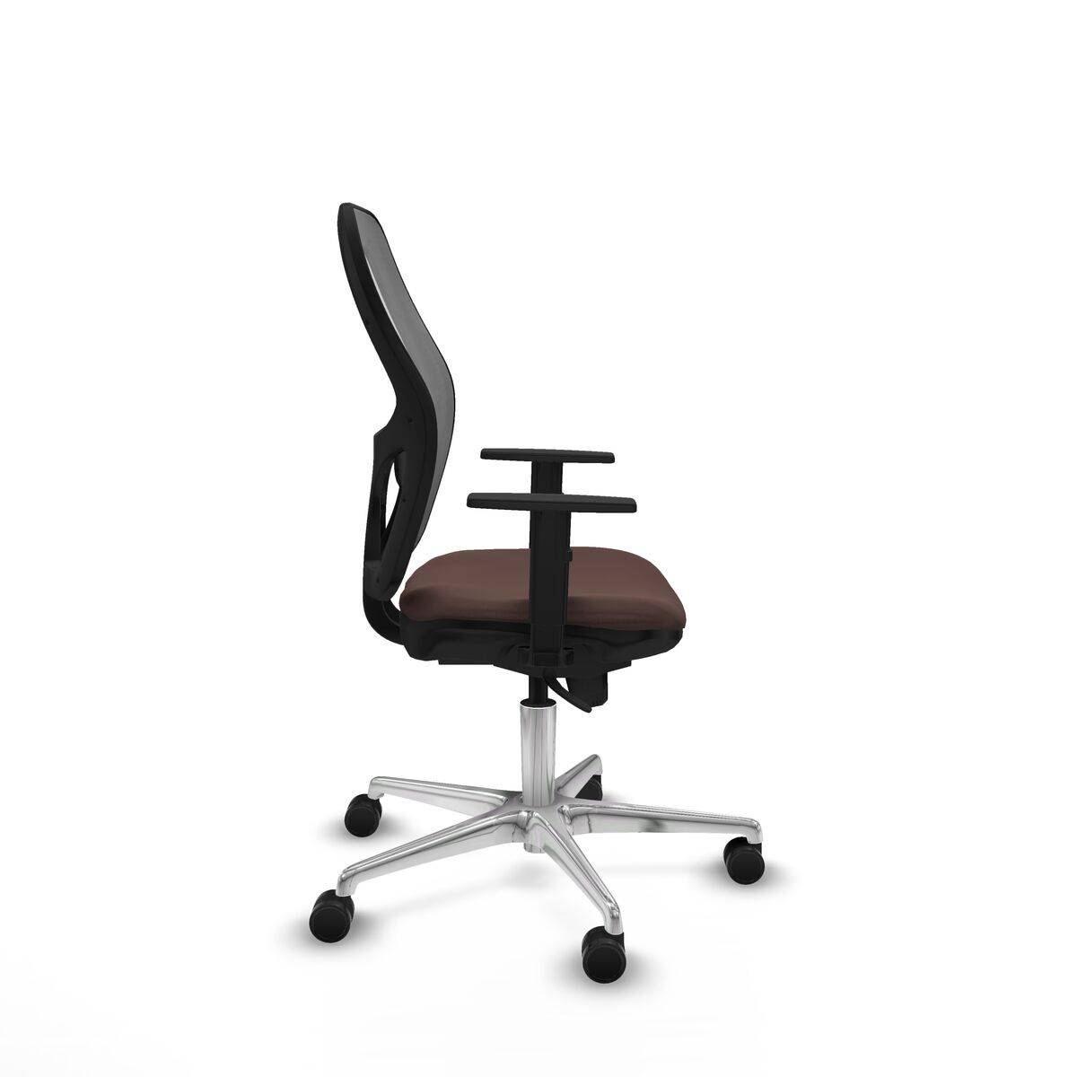 Silla de Oficina Piqueras y Crespo 1D086N0 Gris Marrón oscuro