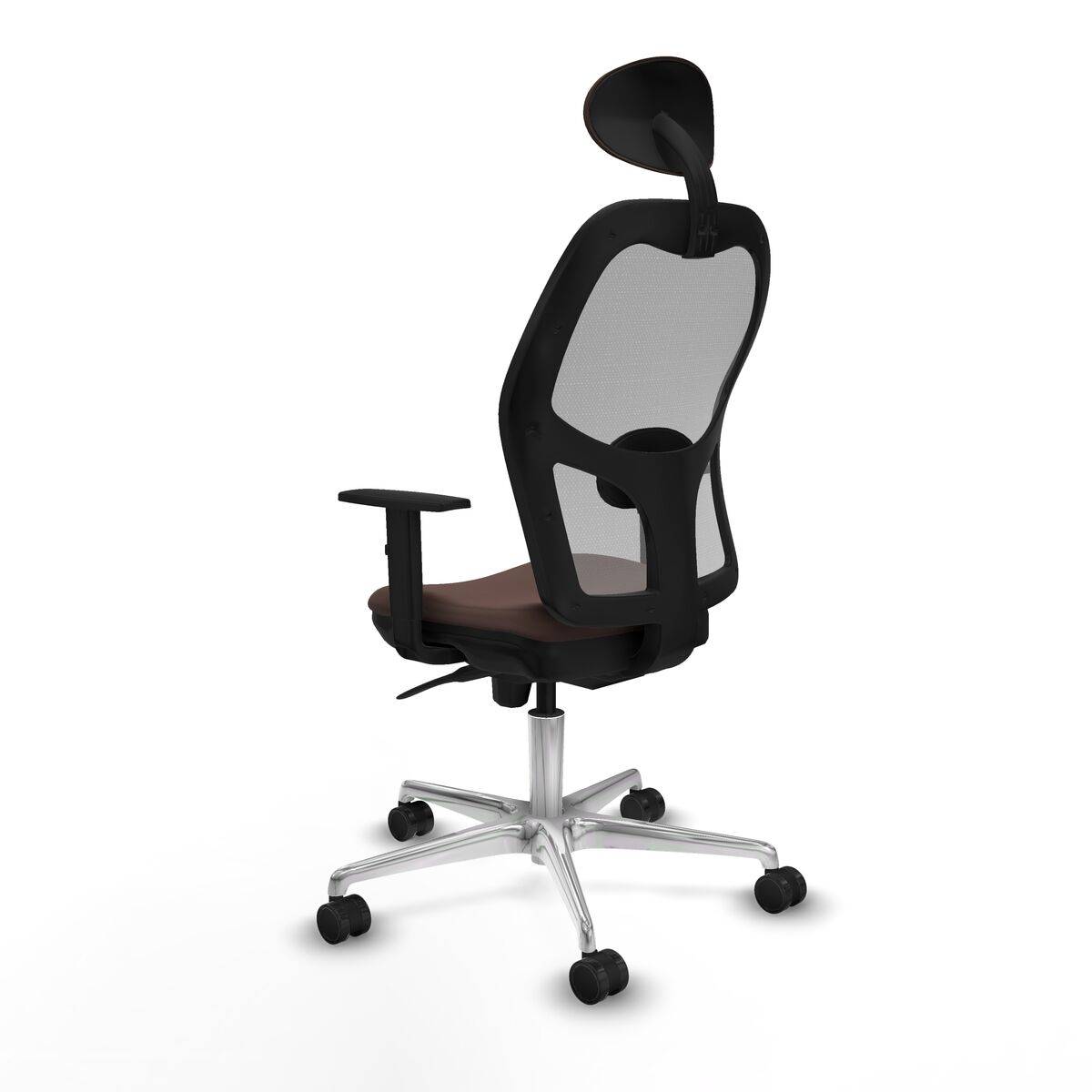 Silla de Oficina Piqueras y Crespo 1D086N1 Gris Marrón oscuro