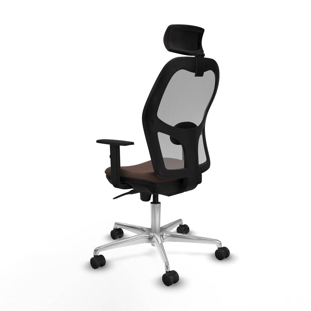 Silla de Oficina Piqueras y Crespo 1D086N2 Gris Marrón oscuro
