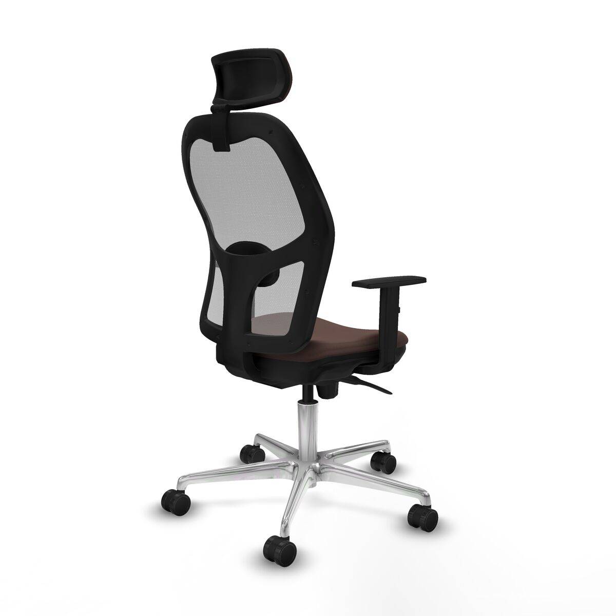 Silla de Oficina Piqueras y Crespo 1D086N2 Gris Marrón oscuro