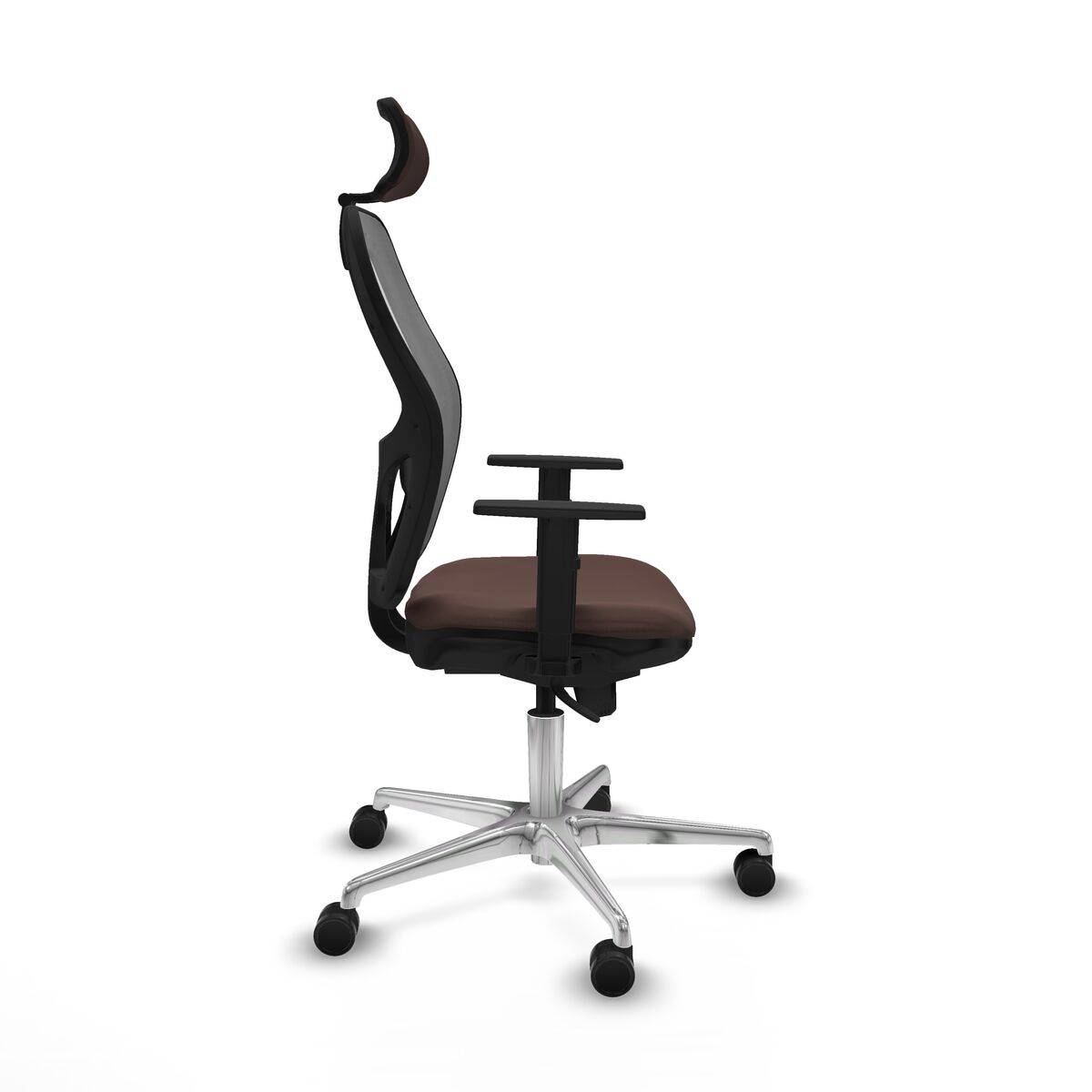 Silla de Oficina Piqueras y Crespo 1D086N2 Gris Marrón oscuro