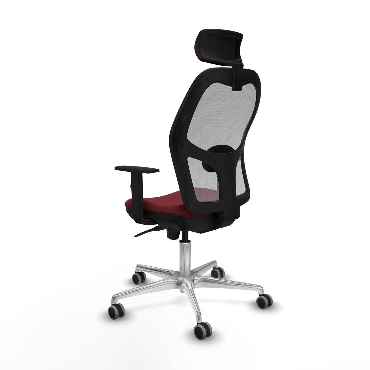 Silla de Oficina Piqueras y Crespo 1D086G2 Granate