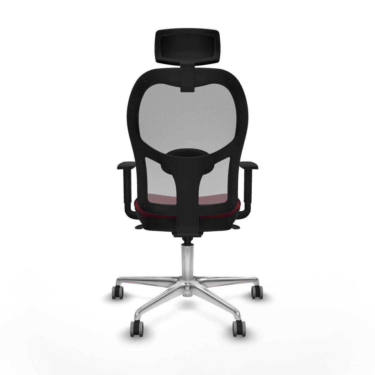Silla de Oficina Piqueras y Crespo 1D086G2 Granate