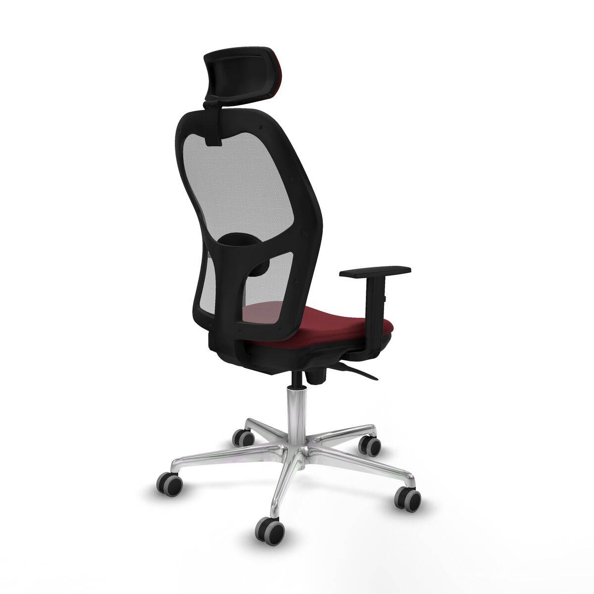 Silla de Oficina Piqueras y Crespo 1D086G2 Granate