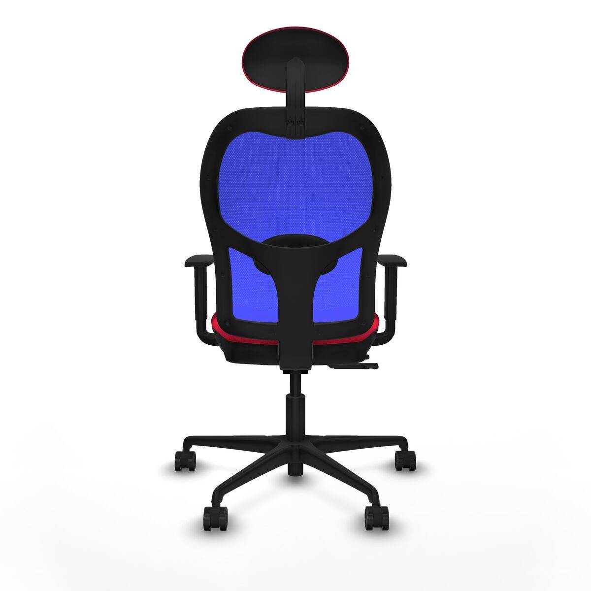 Silla de Oficina con Cabecero Jorquera Piqueras y Crespo 1D036N1 Rojo