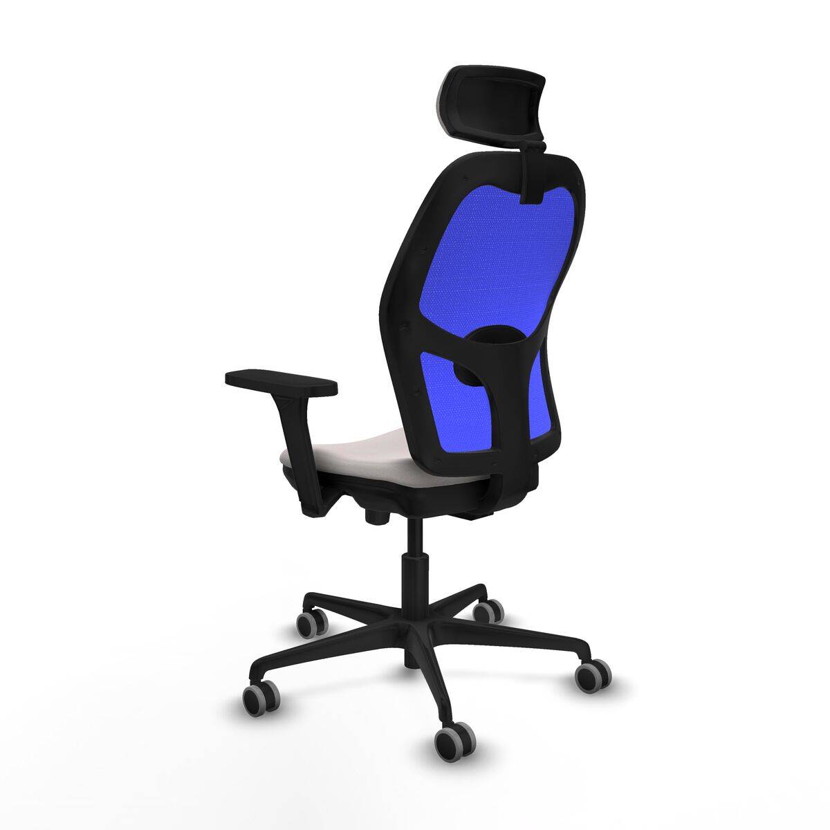 Silla de Oficina con Cabecero Jorquera Piqueras y Crespo 3D036G2 Blanco