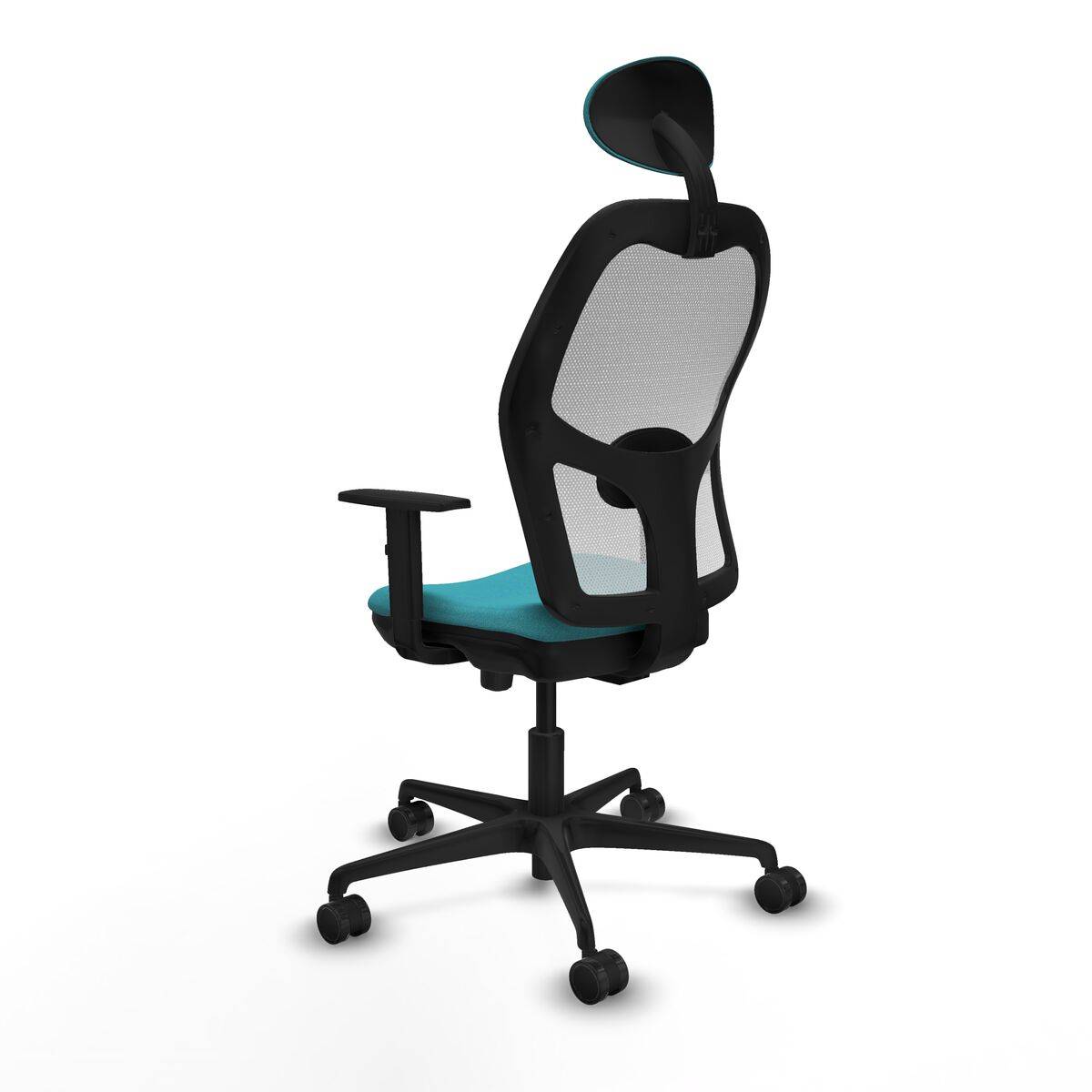 Silla de Oficina con Cabecero Jorquera Piqueras y Crespo 1D036N1 Turquesa