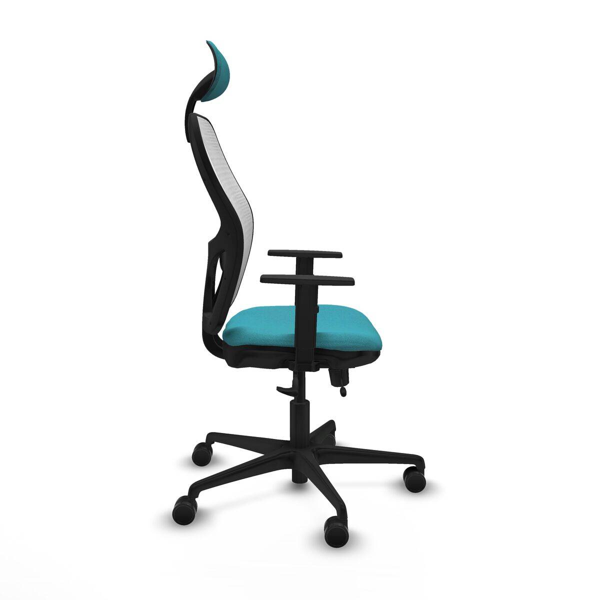 Silla de Oficina con Cabecero Jorquera Piqueras y Crespo 1D036N1 Turquesa