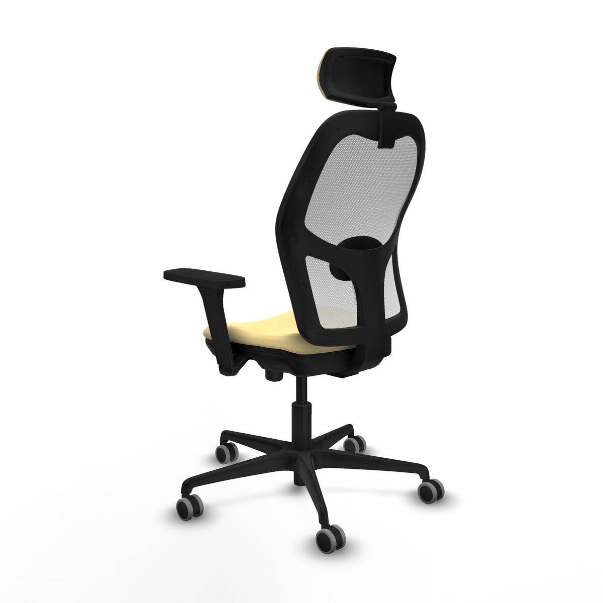 Silla de Oficina con Cabecero Jorquera Piqueras y Crespo 3D036G2 Crema