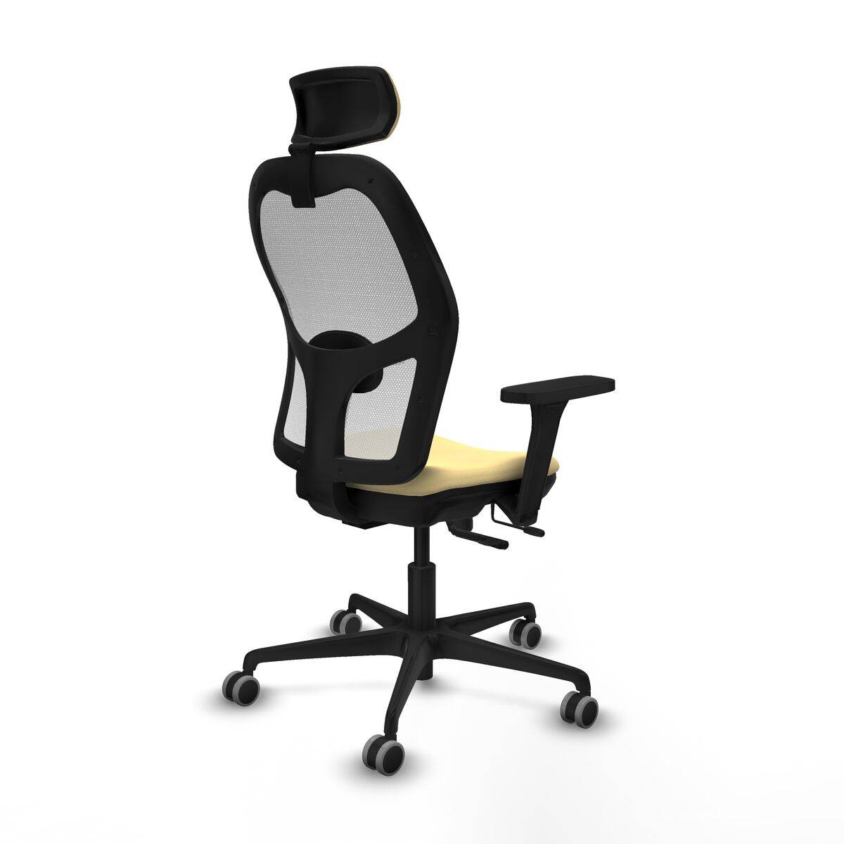 Silla de Oficina con Cabecero Jorquera Piqueras y Crespo 3D036G2 Crema