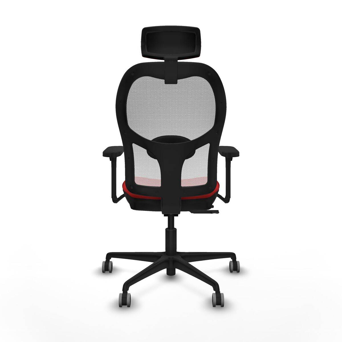 Silla de Oficina con Cabecero Jorquera Piqueras y Crespo 3D036G2 Rojo