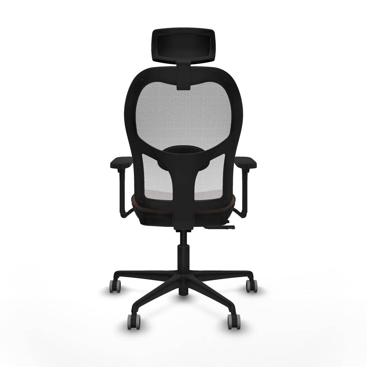 Silla de Oficina con Cabecero Jorquera Piqueras y Crespo 3D036G2 Marrón oscuro