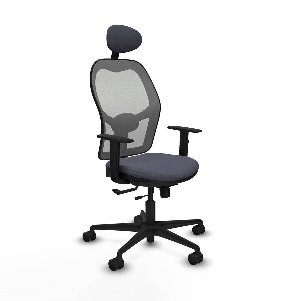 Silla de Oficina con Cabecero Jorquera Piqueras y Crespo 1D036N1 Gris oscuro