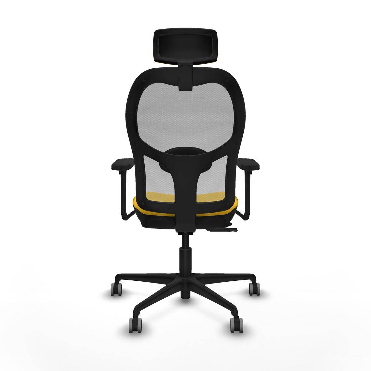 Silla de Oficina con Cabecero Jorquera Piqueras y Crespo 3D036G2 Amarillo