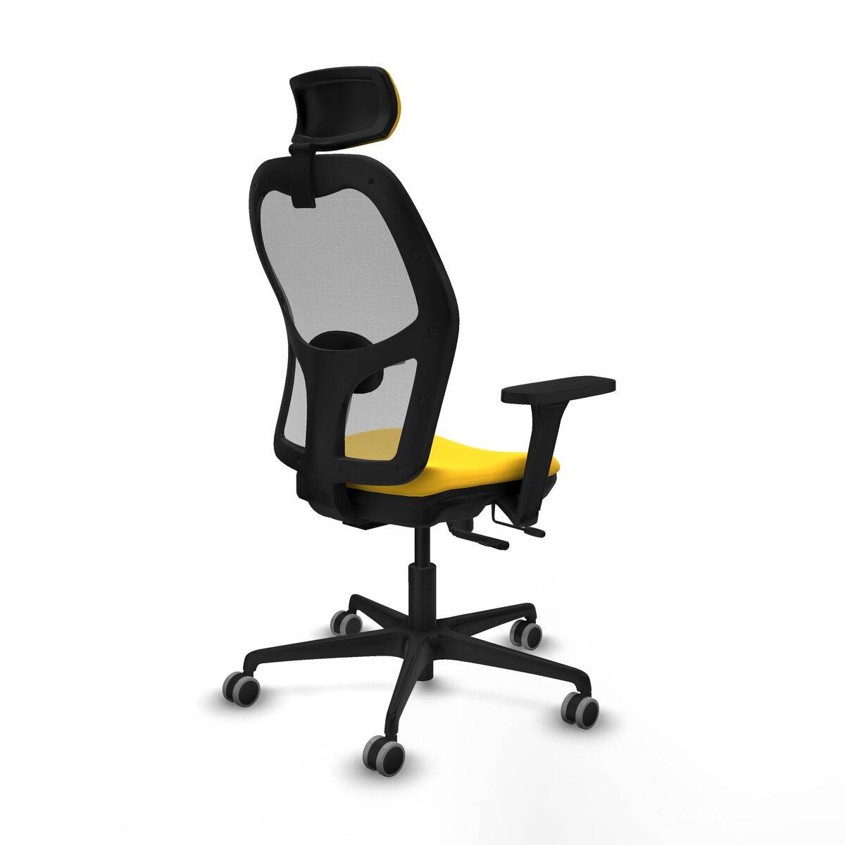Silla de Oficina con Cabecero Jorquera Piqueras y Crespo 3D036G2 Amarillo