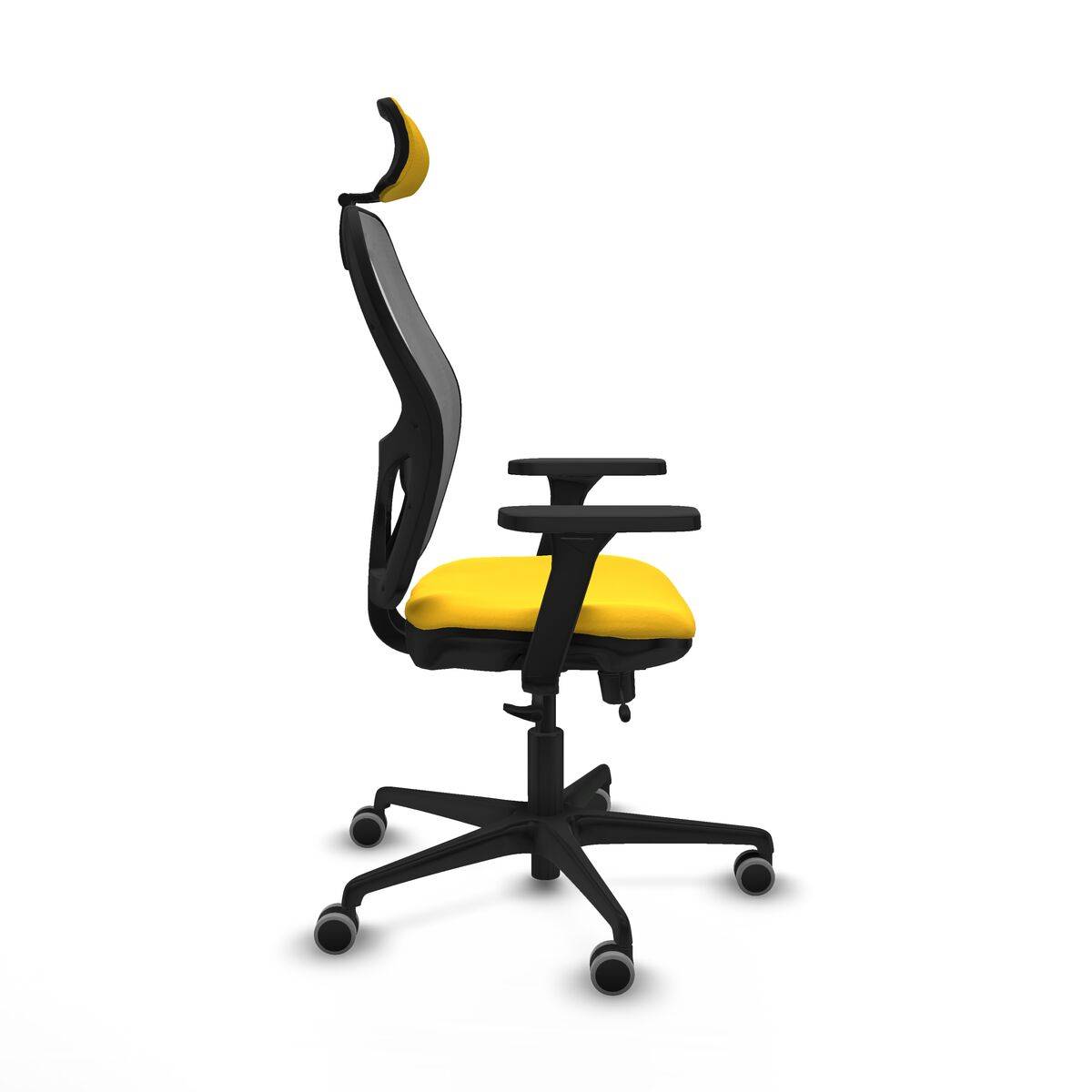 Silla de Oficina con Cabecero Jorquera Piqueras y Crespo 3D036G2 Amarillo
