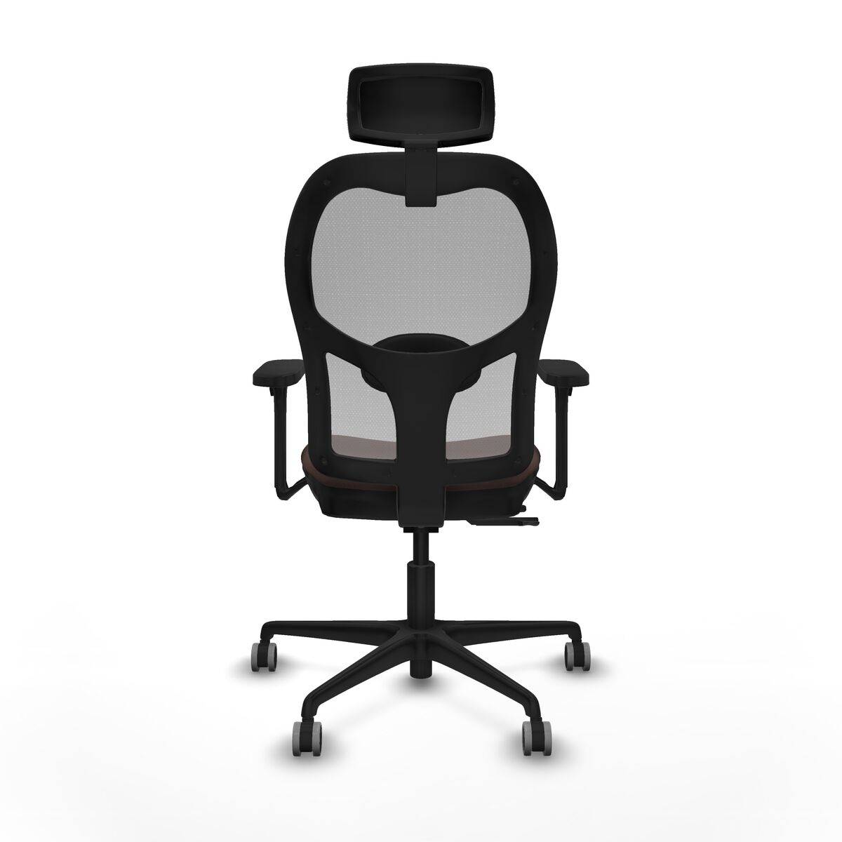 Silla de Oficina con Cabecero Jorquera Piqueras y Crespo 3D036G2 Marrón oscuro