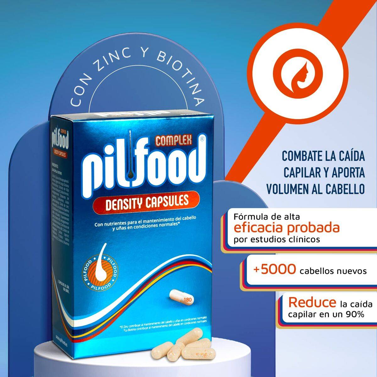 Complemento Alimenticio Pilfood COMPLEX 180 Unidades