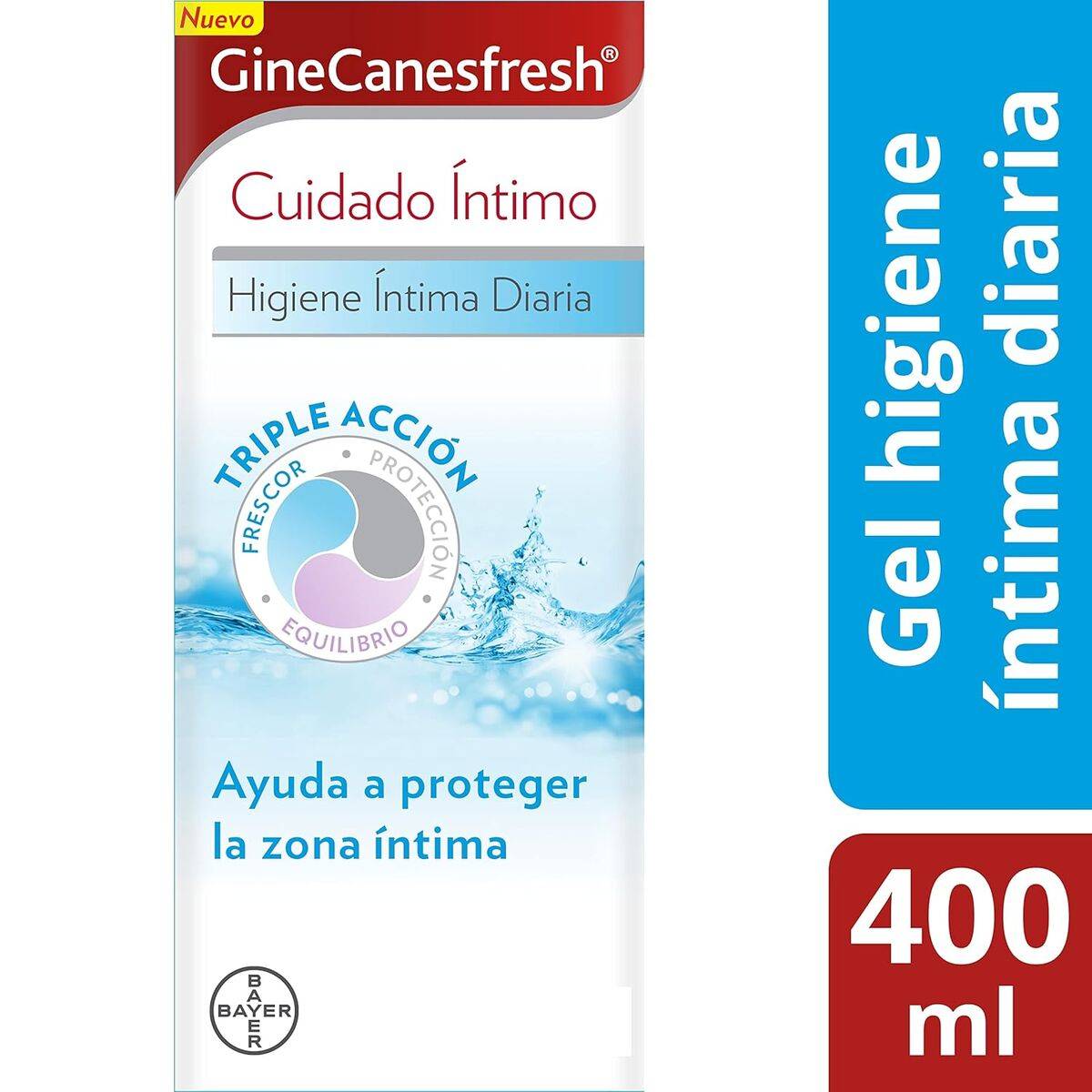 Gel Higiene Íntima Bayer GINECANESFRESH 400 ml