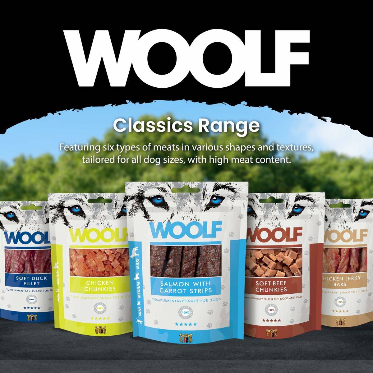 Snack para Perros Woolf Cordero 100 g